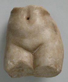 Fragment of a Female Figure, Coptic, 4th-7th century. Creator: Unknown.