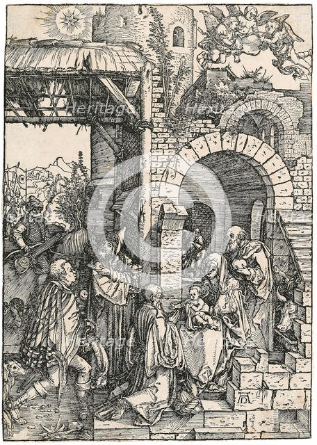 The Adoration of the Magi, from The Life of the Virgin, ca 1503. Creator: Dürer, Albrecht (1471-1528).
