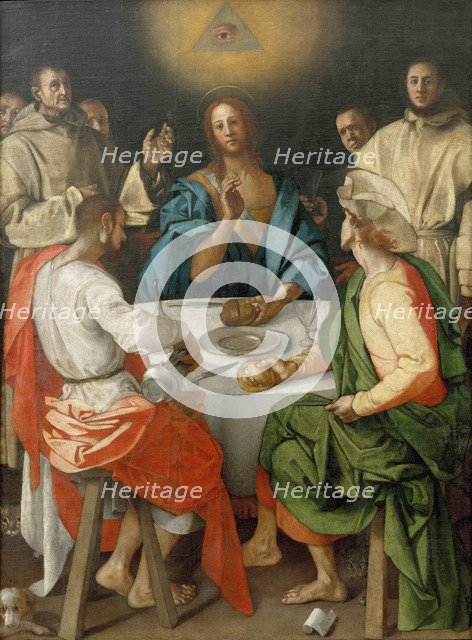 The Supper at Emmaus, 1525. Artist: Pontormo (1494-1557)