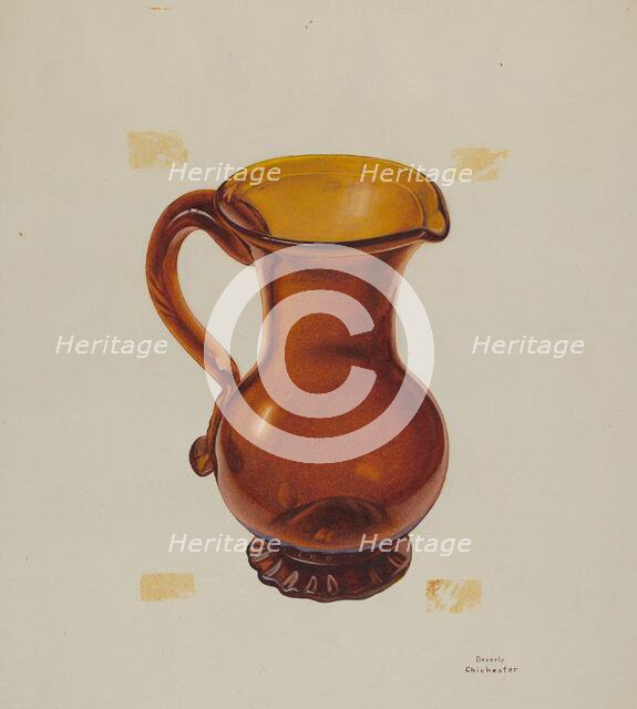Pitcher, 1935/1942. Creator: Beverly Chichester.
