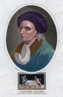 Leonhard Euler, 18th century Swiss mathematician and physicist, (1804).Artist: J Chapman