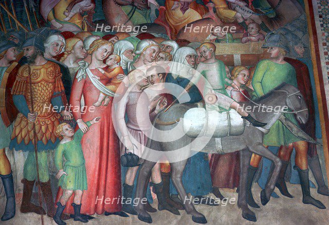 Fresco in San Gimignano, 14th century. Artist: Bartolo di Fredi