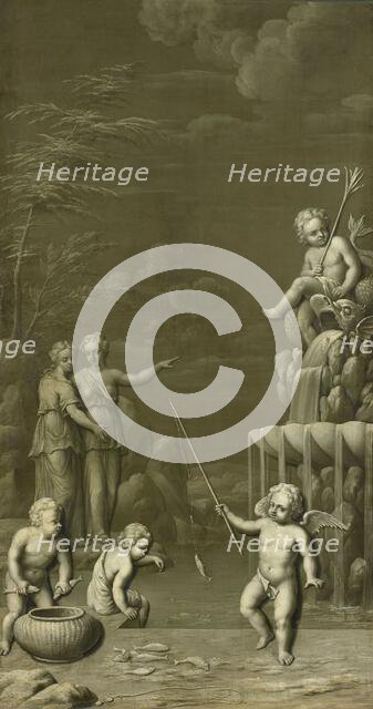 The Catch, 1734. Creator: Hendrik Carree.