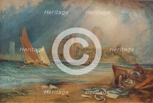 'Pembroke Castle, Wales', c1829. Artist: JMW Turner.