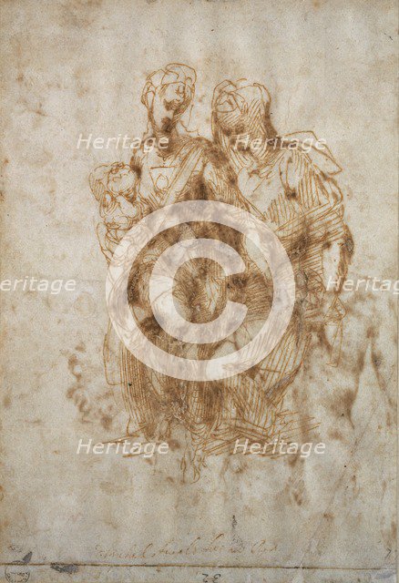 The Virgin and Child with St Anne, c1500-1520. Artist: Raphael.