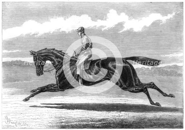 'Galopin', Derby winner, 1875. Artist: Crane