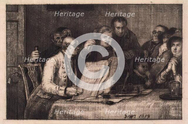 Reading the Will, 1819. Creator: David Wilkie.
