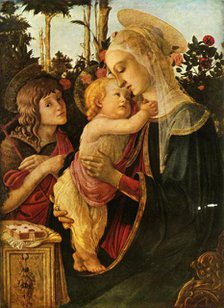'Virgin and Child with Young St John the Baptist', 1470-1475, (1937). Creator: Sandro Botticelli.