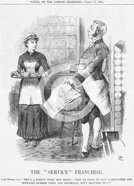 'The Service Franchise, 1884. Artist: Joseph Swain