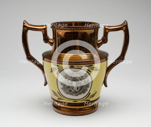 Vase, c. 1850. Creator: Unknown.