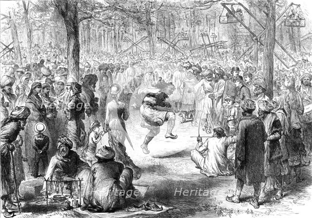 Seepee Fair, near Simla, in the Himalayas, 1881. Creator: Unknown.