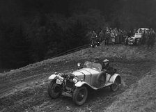 Frazer-Nash Super Sports of KM Roberts competing in the MCC Edinburgh Trial, 1938. Artist: Bill Brunell.