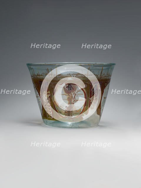Glass Bowl, probably Egypt, late 10th-early 11th century. Creator: Unknown.