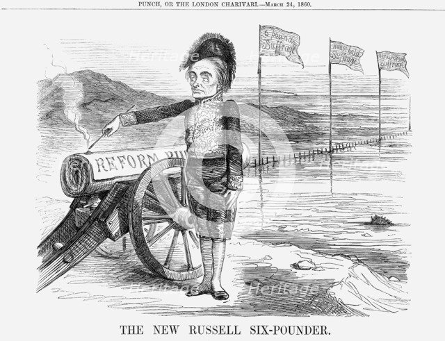 'The New Russell Six-Pounder', 1860. Artist: Unknown