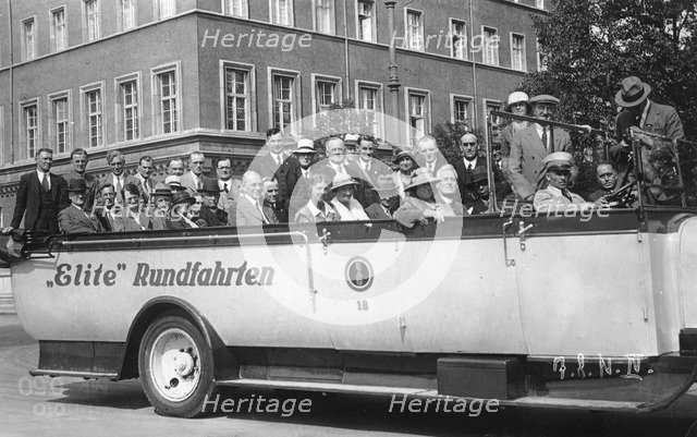 Open-topped people carrier, c1920s. Artist: Unknown