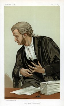 'Law and Conscience', 1883.Artist: Verheyden