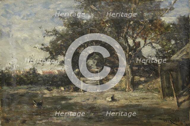 Farmyard at Noorden, 1870-1897. Creator: Willem Roelofs.