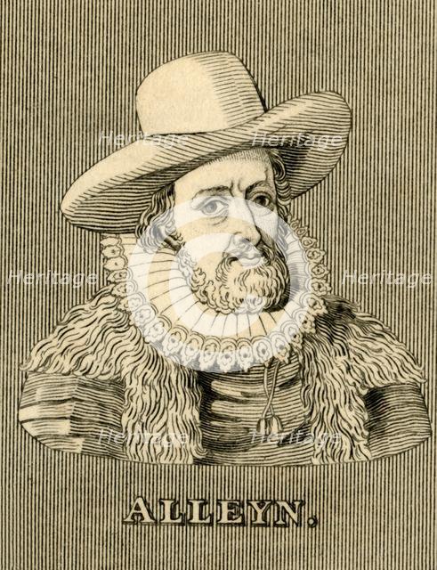'Alleyn', (1566-1626), 1830. Creator: Unknown.