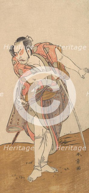 The Actor Otani Hiroyemon III, 1726-1792. Creator: Shunsho.