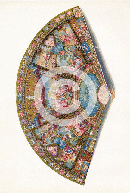 Small Dress Fan, 1901. Artist: Unknown