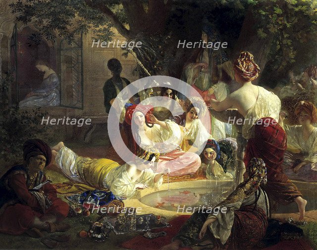 'The Fountain of Bahçesaray', 1849.  Artist: Karl Briullov