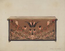 Guilford Blanket Chest, c. 1936. Creator: Isabella Ruth Doerfler.