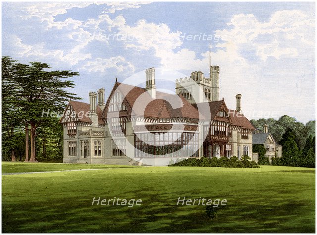 Cowdray Park, Sussex, home of the Earl of Egmont, c1880. Artist: Unknown
