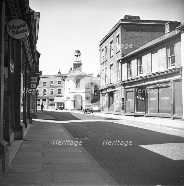 Clock tower, High Street, Godalming, Surrey, c1955.  Creator: Arthur Charles Kirby Ware.