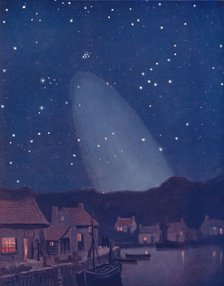 'The Mysterious Cone of the Light in the Sky', 1935. Artist: Unknown.