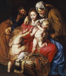The Holy Family with St. Elizabeth, St. John, and a Dove, c1609. Creator: Peter Paul Rubens.