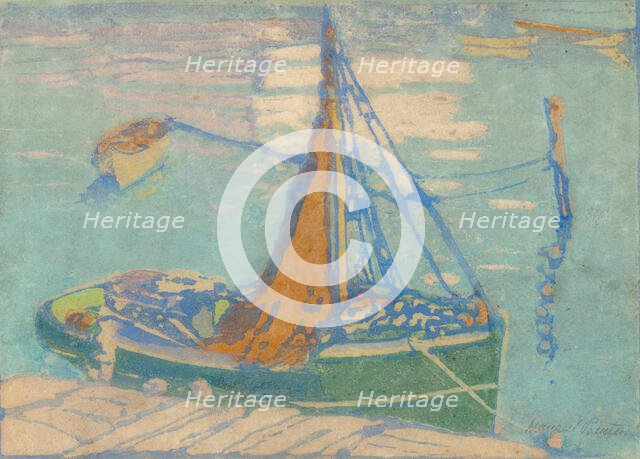 The Guinea Boat, Gloucester, 1920. Creator: Margaret Jordan Patterson.