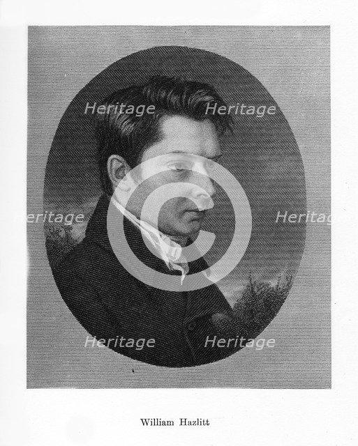 William Hazlitt, English writer, 19th century. Artist: Unknown