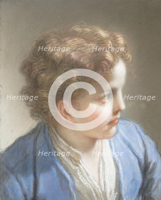 Study of a Boy in a Blue Jacket, 1717. Creator: Benedetto Luti.