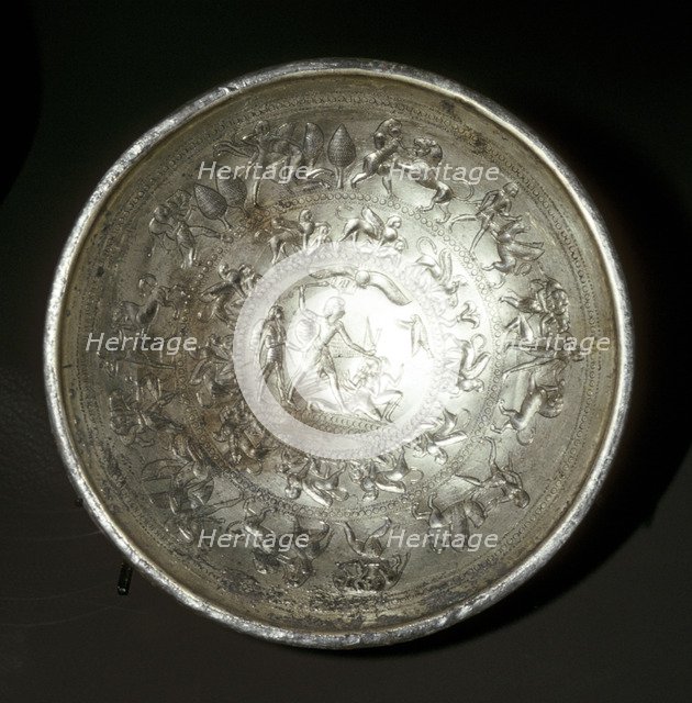 Electrum cup with repousse decoration, Idalion, Cyprus, c8th - 7th century BC. Artist: Unknown