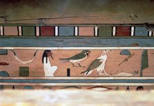 Egyptian Hieroglyphs on inner wall of coffin of steward, Seni, El Bersha, Egypt, c2000 BC. Artist: Unknown.