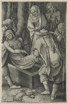 The Passion: The Burial of Christ, 1521. Creator: Lucas van Leyden (Dutch, 1494-1533).
