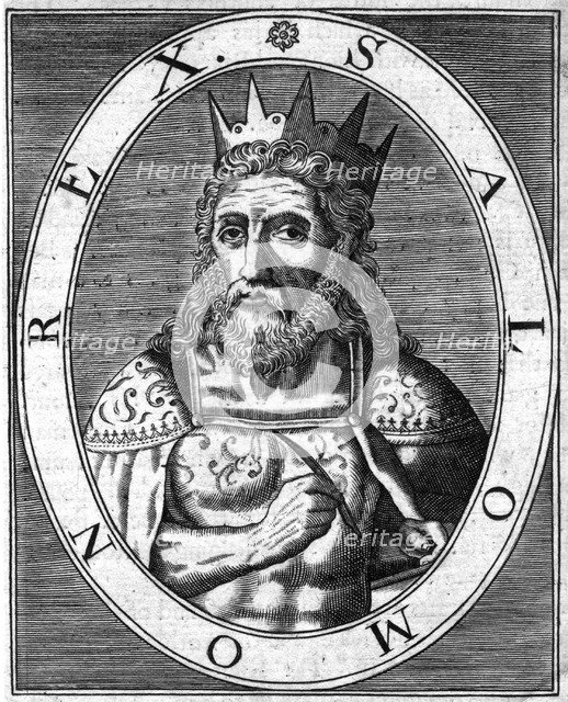 'Salomon Rex'. Portrait of King Solomon. Artist: Unknown