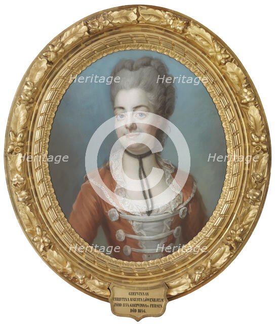 Countess Christina Augusta Löwenhielm (1754-1846), c1775. Creator: Jonas Forsslund.
