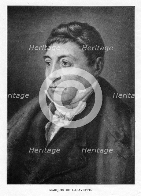 Gilbert du Motier, Marquis de Lafayette, French military leader and statesman, 20th century. Artist: Unknown