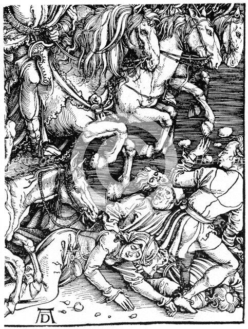 Detail from the 'Apocalypse', 1498 (1964). Artist: Anon