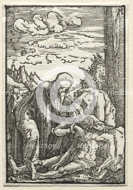 The Fall and Redemption of Man: The Lamentation beneath the Cross, c. 1515. Creator: Albrecht Altdorfer (German, c. 1480-1538).