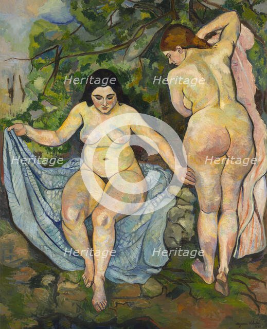 Two Nudes or The Bath, 1923. Creator: Valadon, Suzanne (1865-1938).