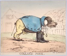 Collar'd Pork, July 25, 1800., July 25, 1800. Creator: Thomas Rowlandson.