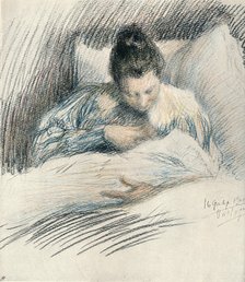 Mother and Child, 1900, (1906). Artist: Leonid Osipovich Pasternak