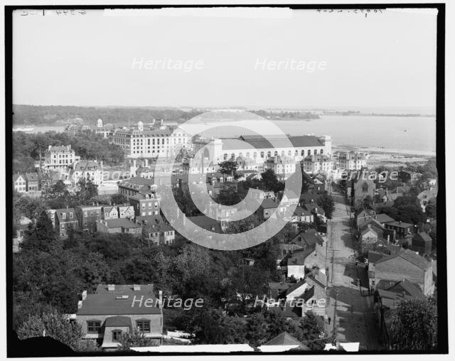 City and harbor, Annapolis, Md., c1906. Creator: Unknown.