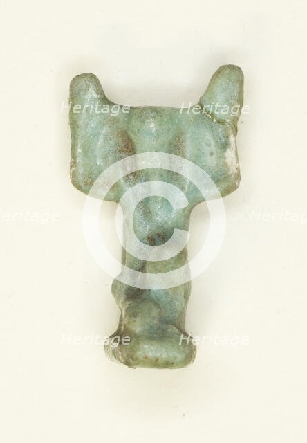 Amulet of the God Shu, Egypt, Late Period, Dynasty 26-31 (664-332 BCE). Creator: Unknown.