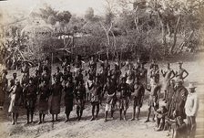 South Africa: the circumcision dance of the Magwamba tribe, Northern Transvaal, 1888. Creator: Henri Ferdinand Gros.