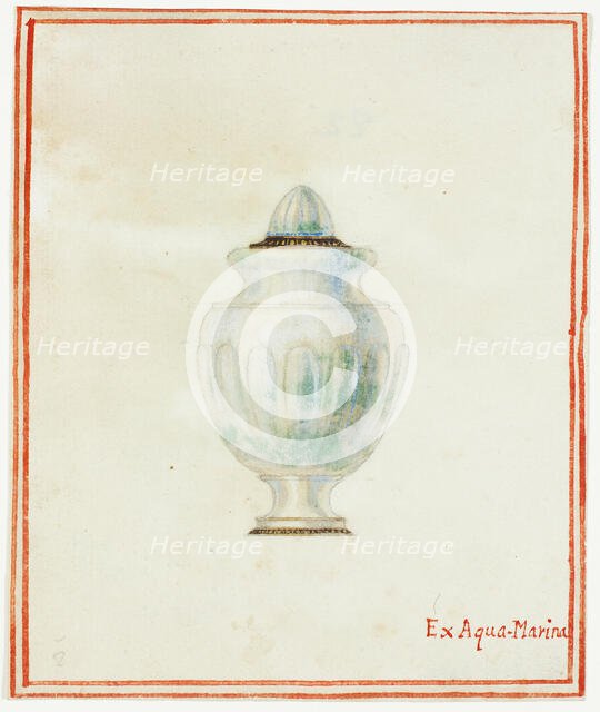 Aquamarine Urn, n.d. Creator: Giuseppe Grisoni.