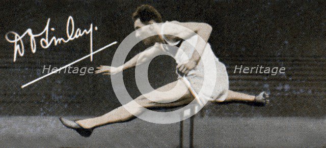 Group Captain Donald Don Osborne Finlay, Great Britain and Olympic hurdler, 1935. Artist: Unknown