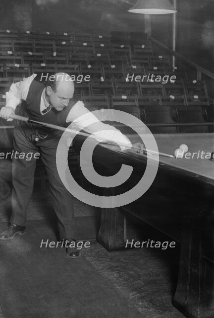 Morris Brown -- playing pool, between c1910 and c1915. Creator: Bain News Service.